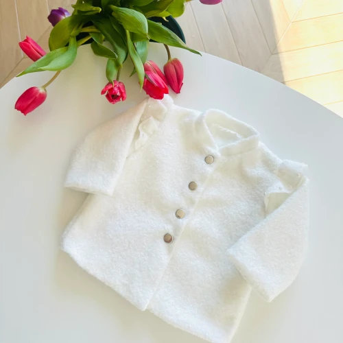 płaszczyk do chrztu dla dziewczynki